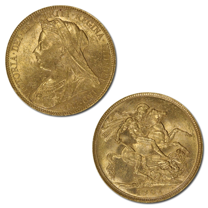 1901 Sydney Gold Sovereign Lustrous UNC