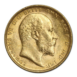 1902 Melbourne George V Gold Sovereign Lustrous CHOICE UNC