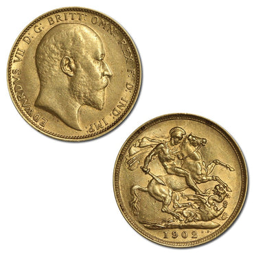 1902 Sydney King Edward VII Gold Sovereign VF