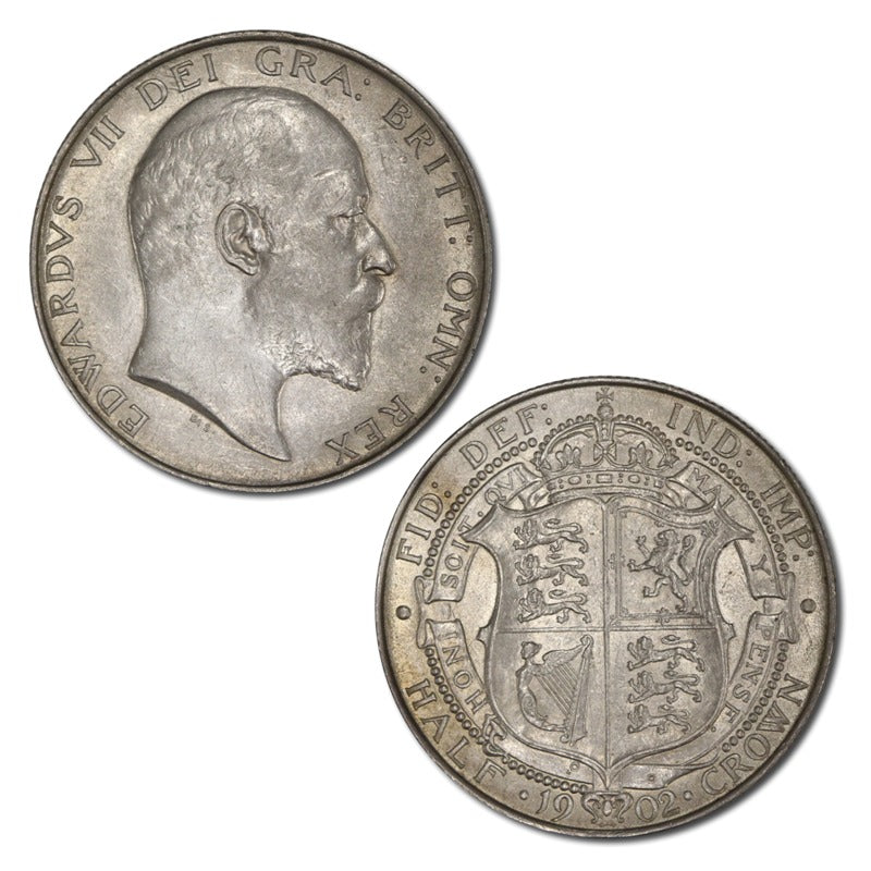 Great Britain 1902 Silver Halfcrown EF