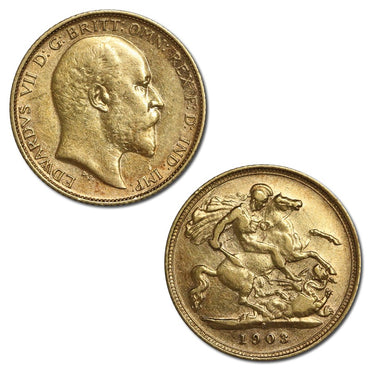 1903 Sydney King Edward VII Half Sovereign VF+