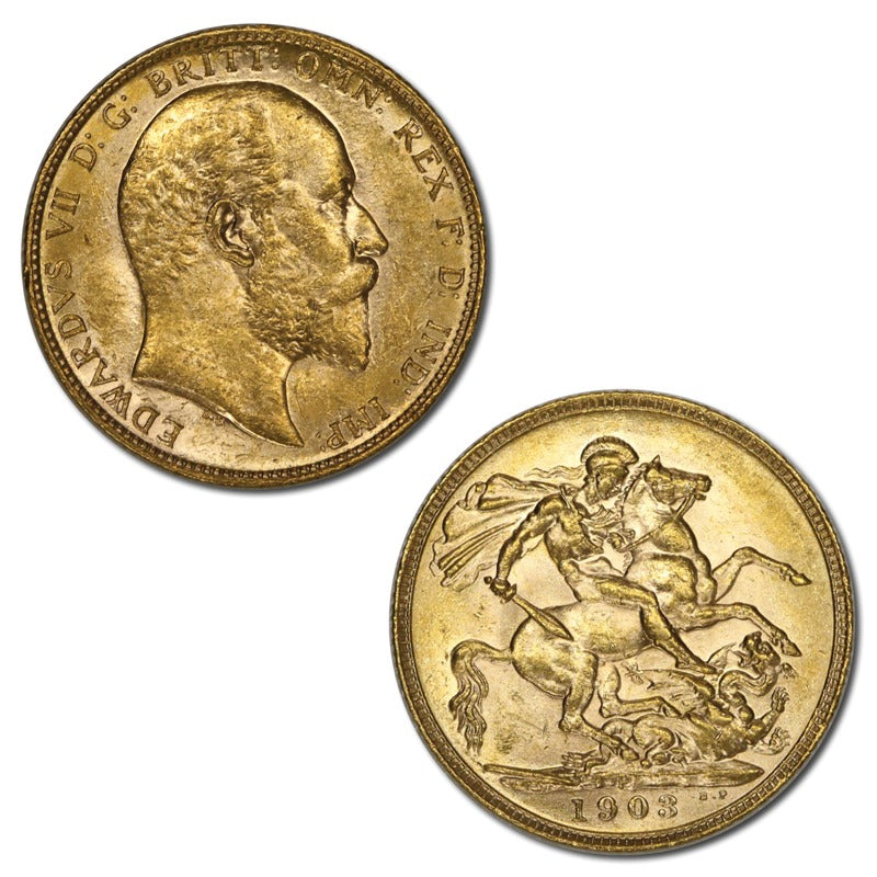 1903 Perth Gold Sovereign Lustrous UNC