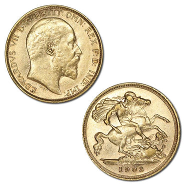 1903 Sydney King Edward VII Half Sovereign VF+