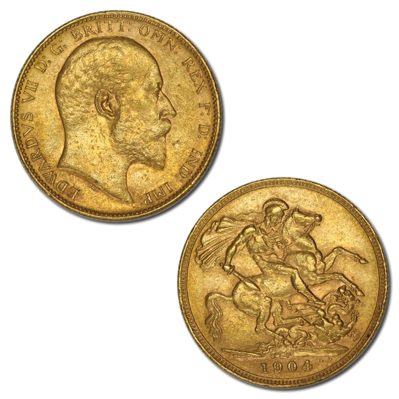 1904 Perth Gold Sovereign VF+