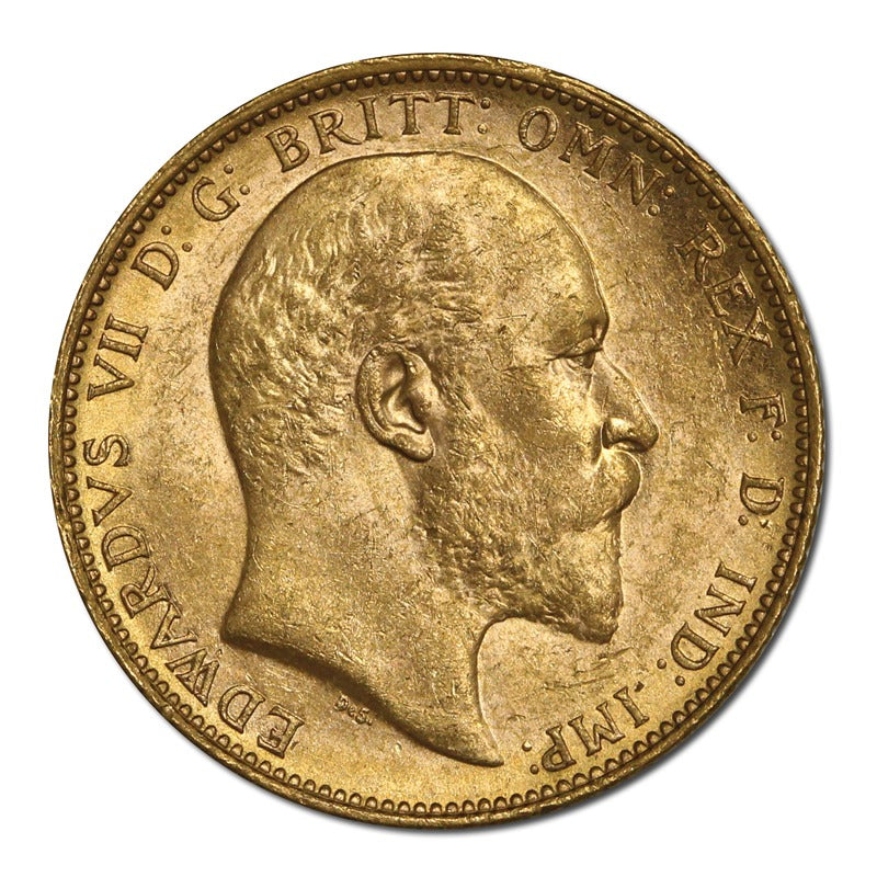 1905 Melbourne King George V Gold Sovereign Lustrous UNC