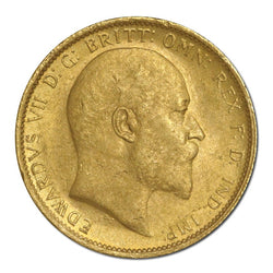 1906 Sydney King Edward VII Gold Sovereign Lustrous UNC