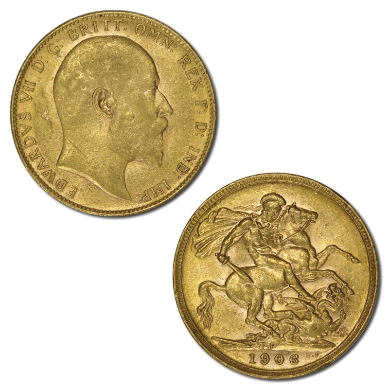 1906 Perth Edward VII Gold Sovereign nEF
