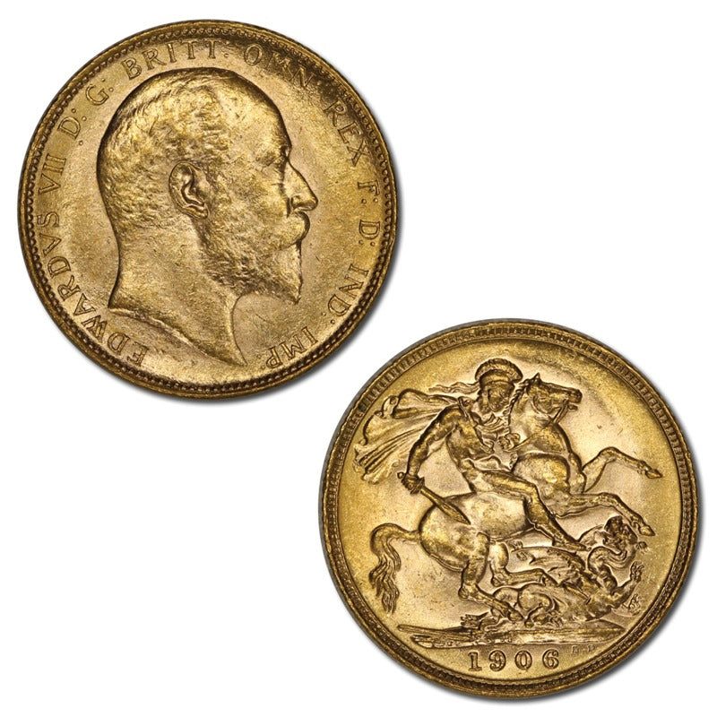1906 Perth Gold Sovereign Lustrous UNC