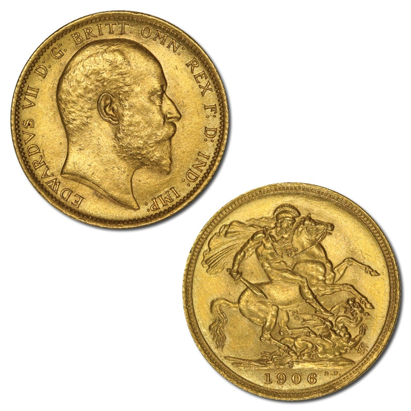 1906 Sydney Gold Sovereign Lustrous UNC