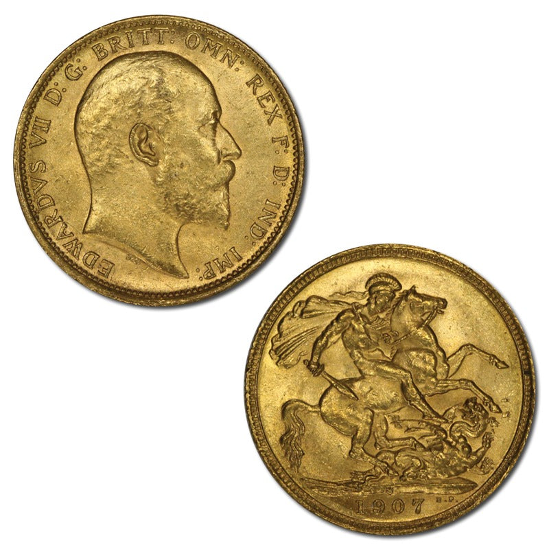 1907 Sydney Gold Sovereign Lustrous UNC