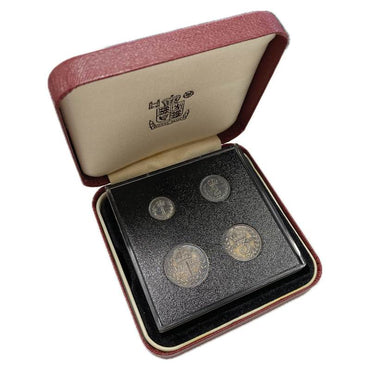 Great Britain 1908 Edward VII Maundy Set Cased