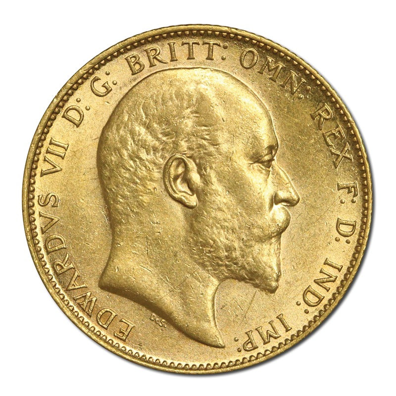 1909 Sydney King Edward VII Gold Sovereign Lustrous UNC