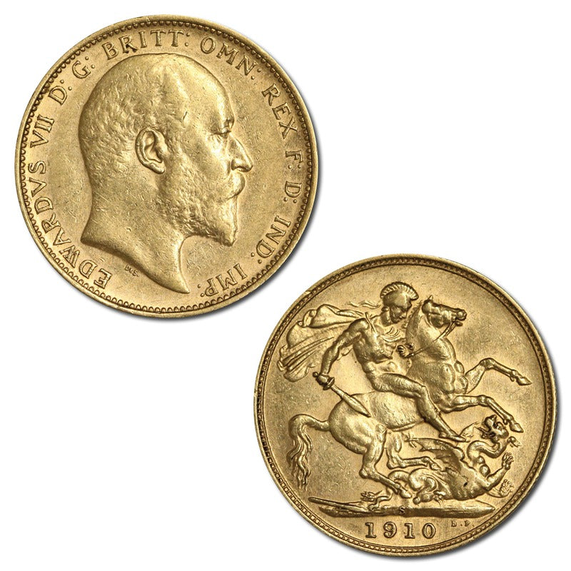 1910 Sydney King Edward VII Gold Sovereign VF