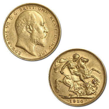 1910 Sydney King Edward VII Gold Sovereign VF