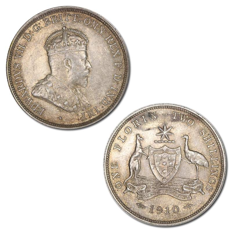 Australia 1910 Florin