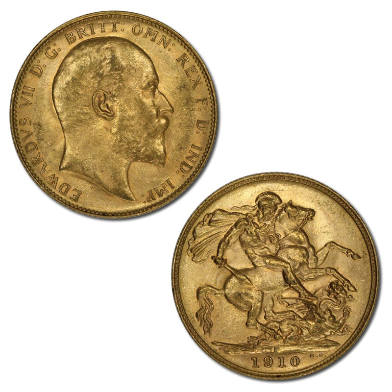 1910 Perth Gold Sovereign Lustrous UNC