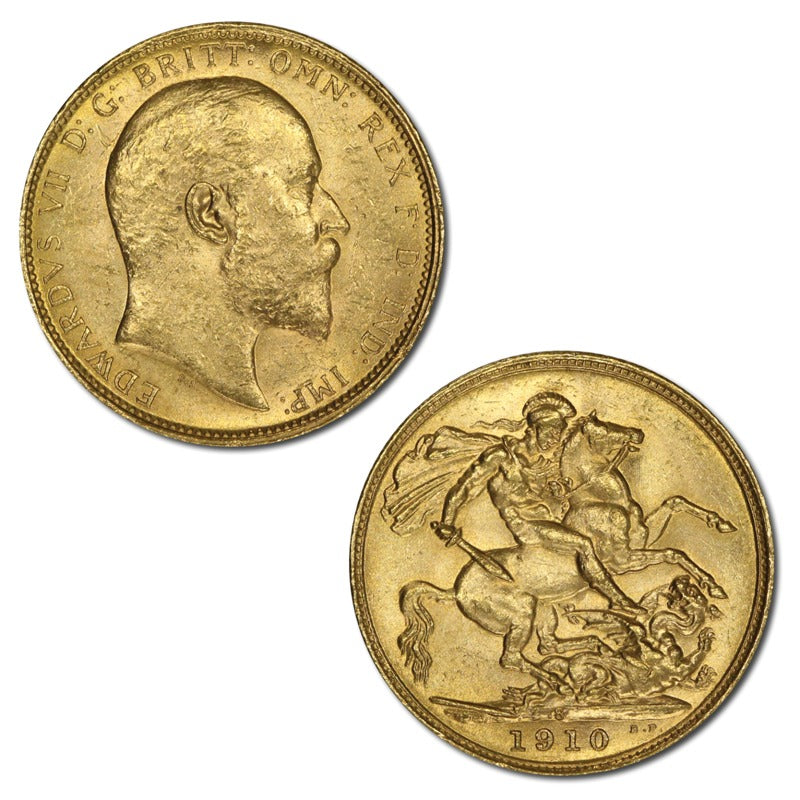 1910 Sydney Gold Sovereign Lustrous UNC