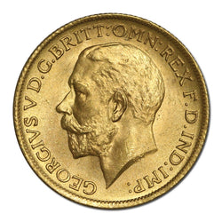 1911 Sydney King George V Gold Sovereign Lustrous UNC