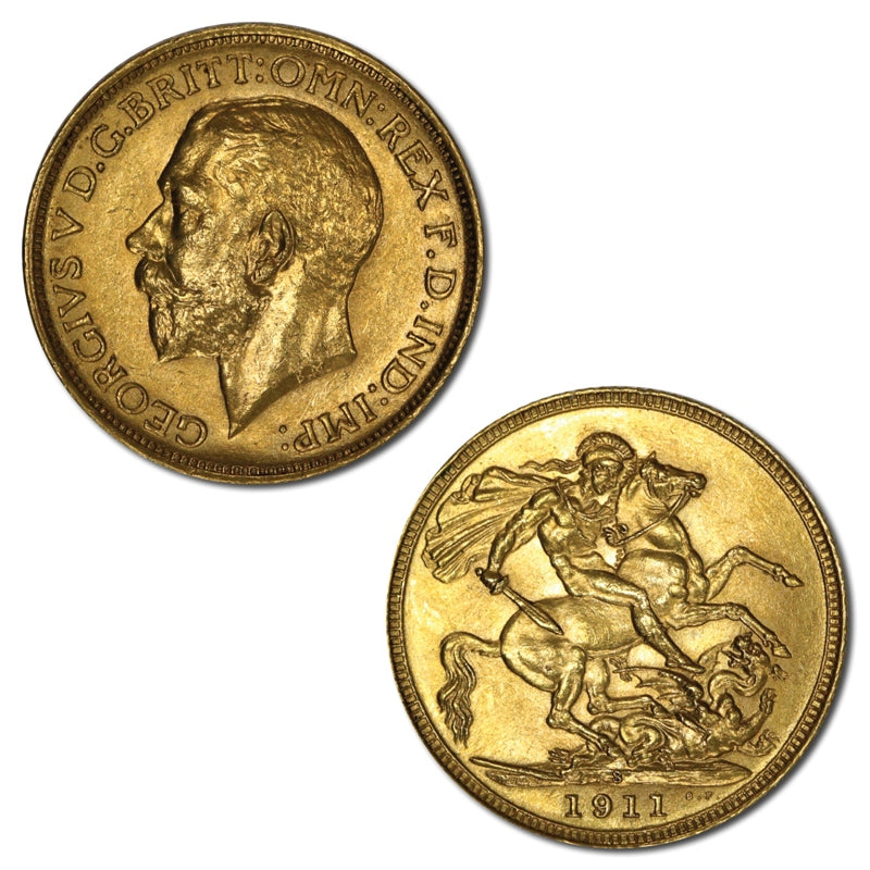 1911 Sydney Gold Sovereign EF