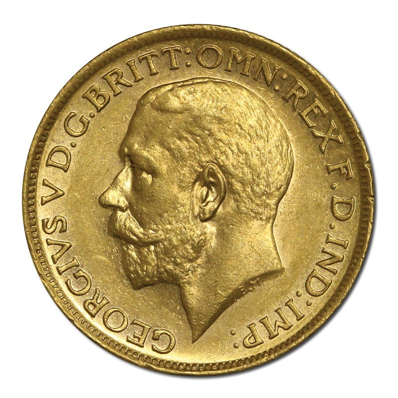 1912 Sydney King George V Gold Sovereign Lustrous UNC