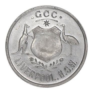 Australia 1914-16 German Concentration Camp Aluminium Token UNC