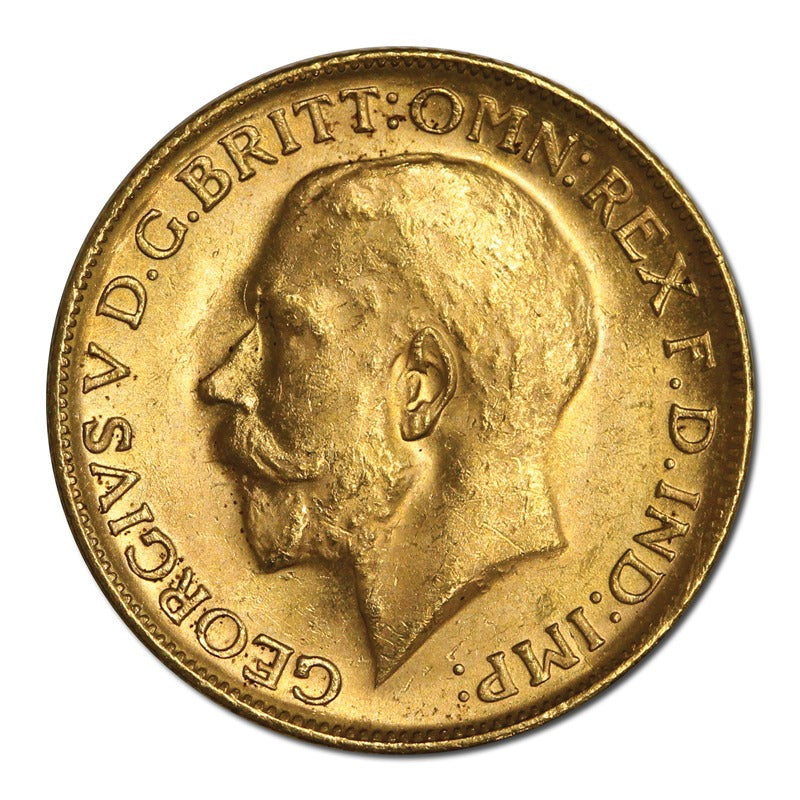 1914 Melbourne George V Gold Sovereign Lustrous UNC