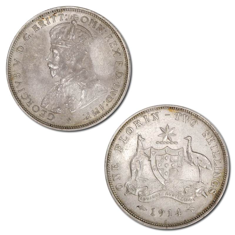 Australia 1914H Heaton Florin