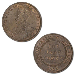 Australia 1914 H Heaton Halfpenny