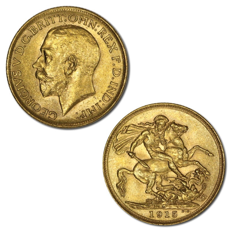 1915 Sydney Gold Sovereign EF