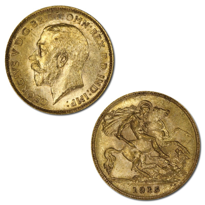 1915 Sydney Gold Half Sovereign UNC/nUNC