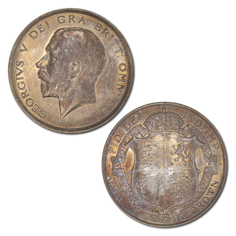 Great Britain 1916 George V Halfcrown