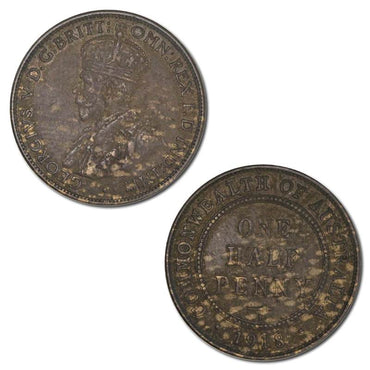 Australia 1918 I Calcutta Halfpenny