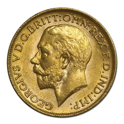1919 Perth King George V Gold Sovereign EF