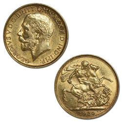 1920 Melbourne Gold Sovereign EF VERY RARE!