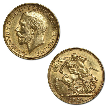 1920 Melbourne Gold Sovereign EF VERY RARE!