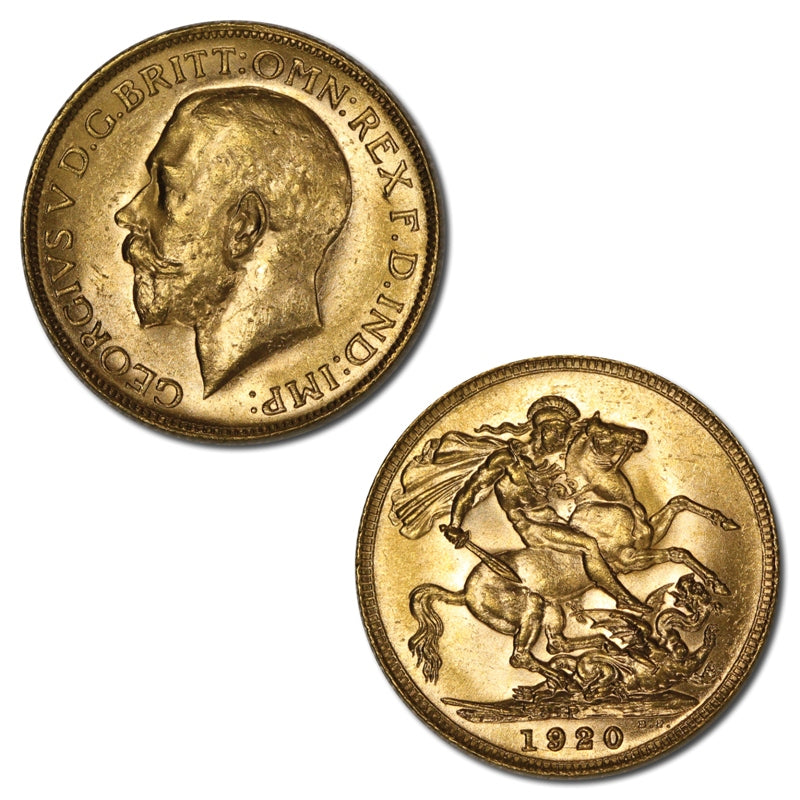 1920 Perth Gold Sovereign Lustrous Choice UNC