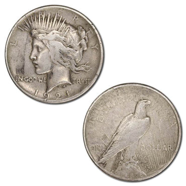 USA 1921 Philadelphia Silver Peace One Dollar KEY DATE!