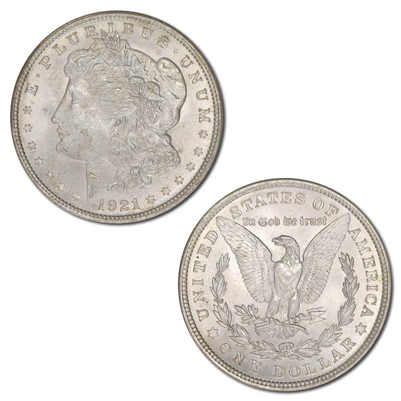 USA 1921 Philadelphia Morgan Silver Dollar