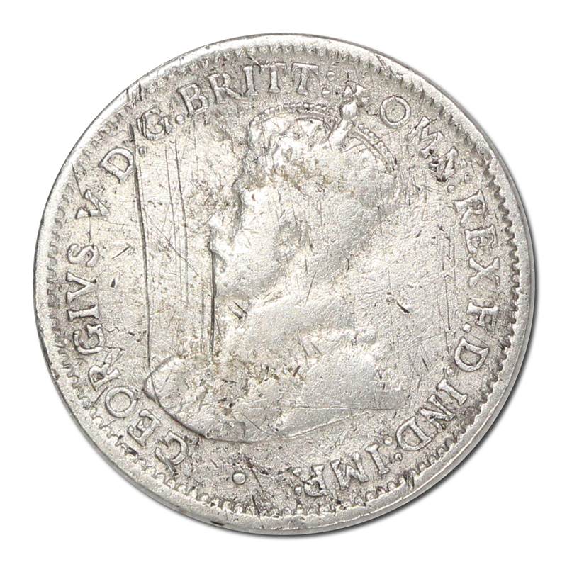 Australia 1922/1 Overdate Threepence Good/VG