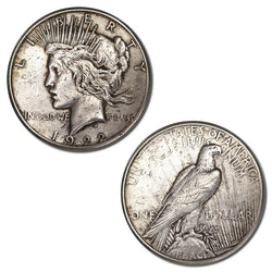 USA 1922 Philadelphia Peace Silver Dollar