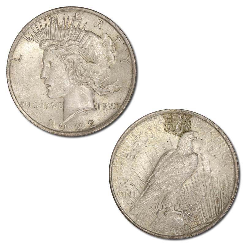 USA 1922 Philadelphia Peace Silver Dollar