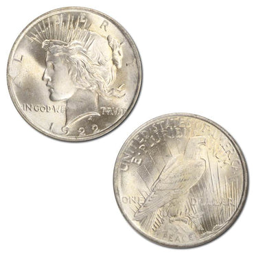 USA 1922 Philadelphia Peace Silver Dollar