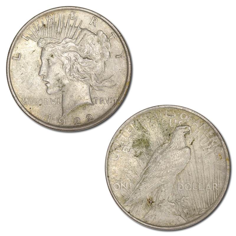USA 1922 Philadelphia Peace Silver Dollar