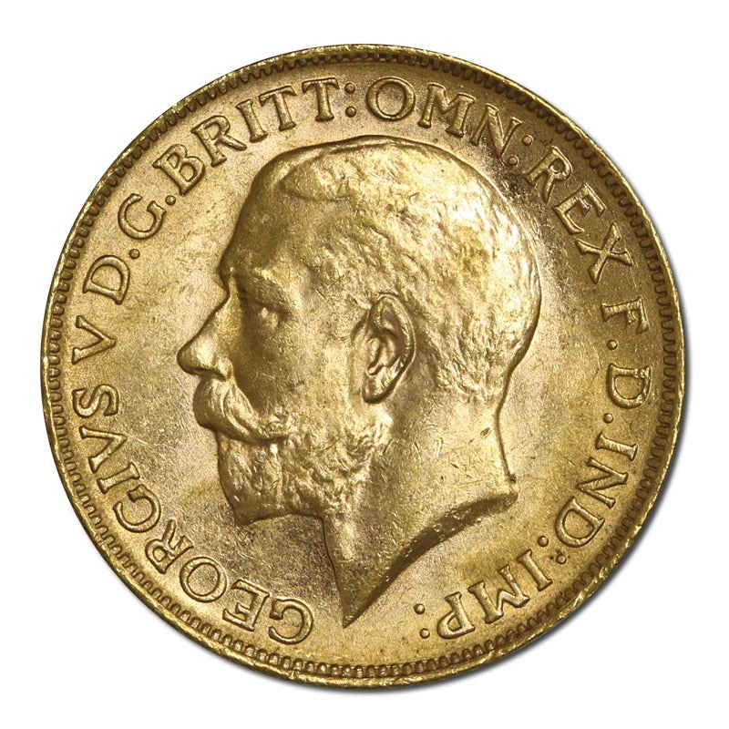 1923 Perth King George V Gold Sovereign Lustrous CHOICE UNC