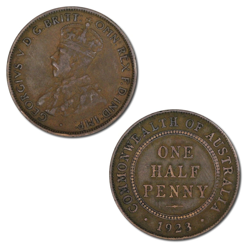 Australia 1923 Halfpenny - Key Date