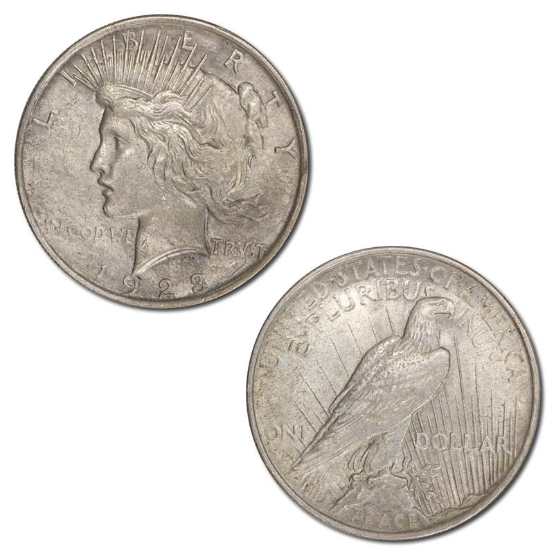USA 1923 Philadelphia Peace Silver Dollar