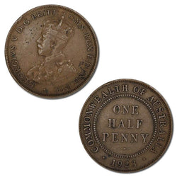 Australia 1923 Halfpenny - Key Date
