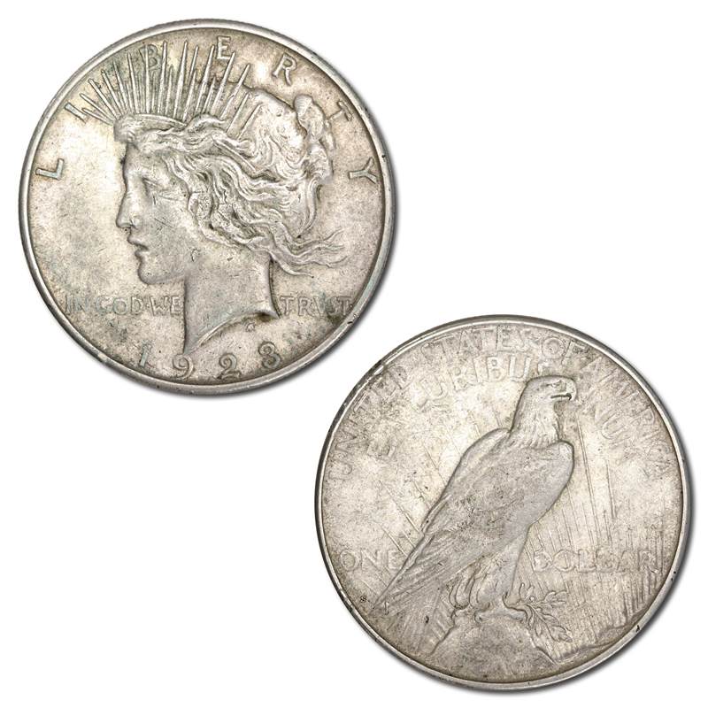 USA 1923S San Francisco Silver Peace Dollar