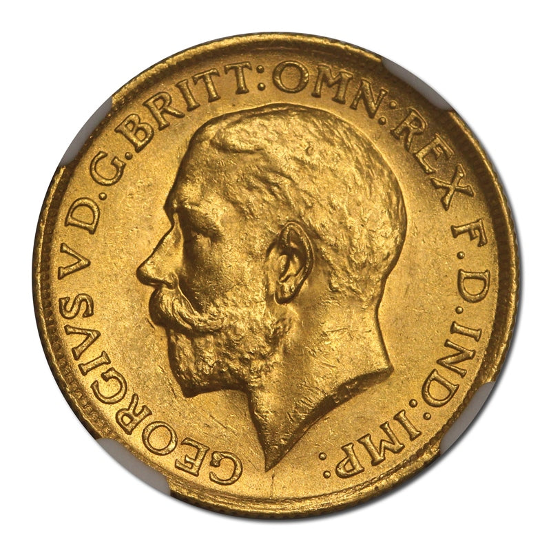 1924 Sydney Gold Sovereign MS62