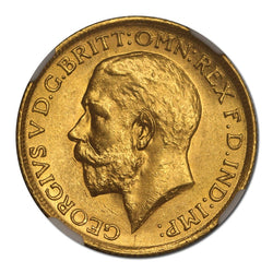 1924 Sydney Gold Sovereign MS62